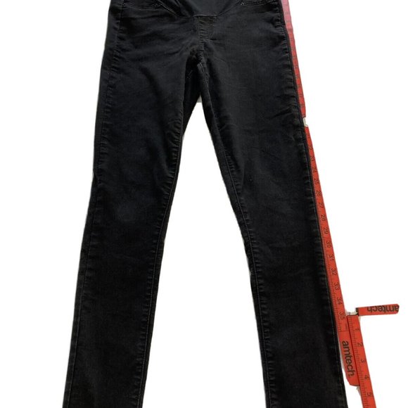 Jojo Maman Bebe Black Maternity Jeans Size 12 R Preloved Excellent Condition - Picture 3 of 6